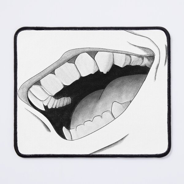 Item preview, Anime mouth designed and sold by Deaven Kaiser Art.