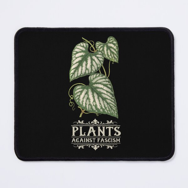 Item preview, Antifascist Plants | Colorful Artwork | Beige Lettering designed and sold by VintagePlantJoy.