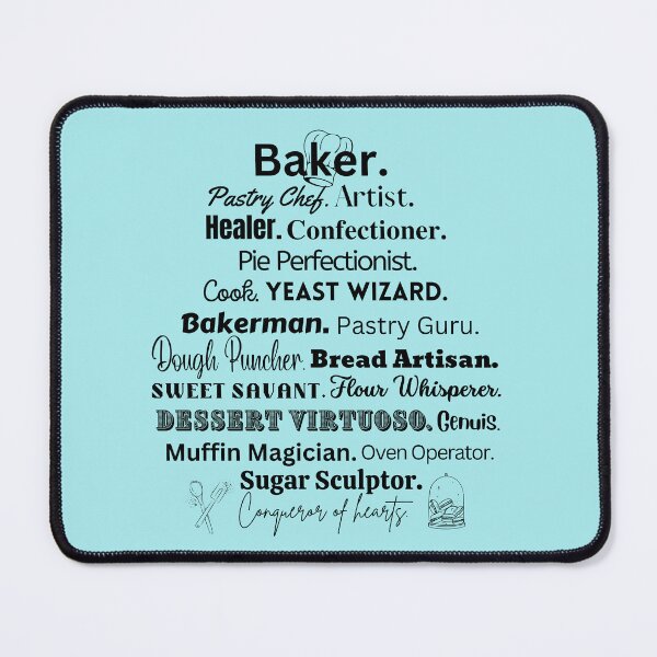 Item preview, Baker Definitions, Descriptions, Synonyms designed and sold by ZingAndPep.