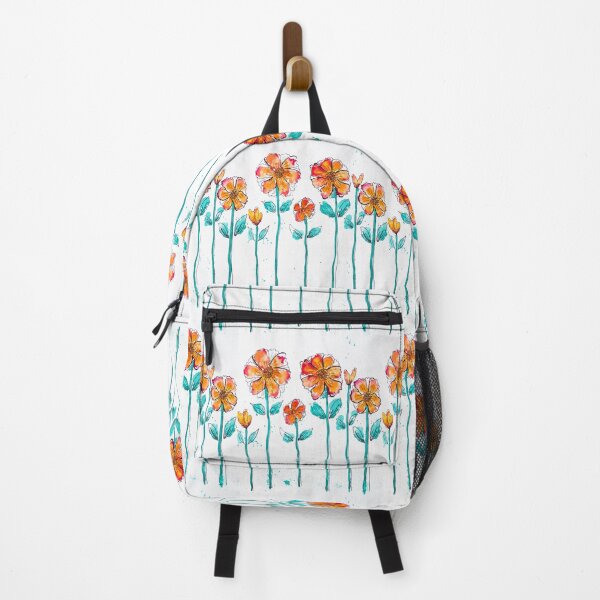 Vista previa del artículo con la obra «Flores naranjas con tallos largos», diseñado y vendido por ThespisMedia.