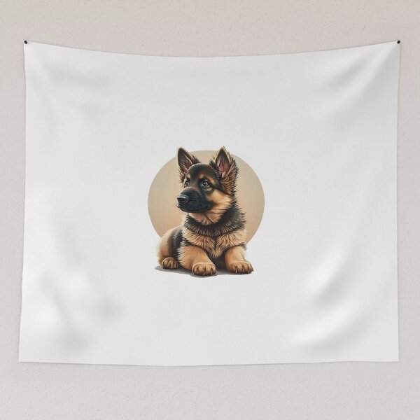 Item preview, German Shepherd puppy designed and sold by Ideallity.