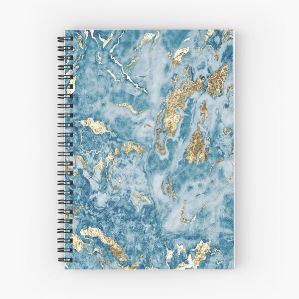 Item preview, Blue and Gold Marble Abstract Pattern, designed and sold by Tamas Das.