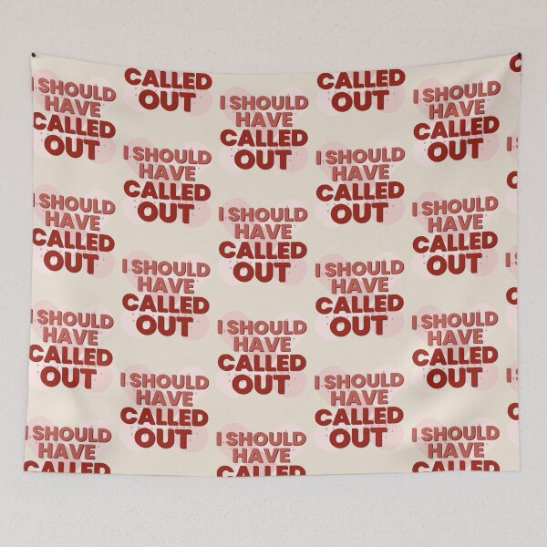 Item preview, I Should Have Called Out | Funny Nurse | Nursing Humor | Nurse Typographic designed and sold by DesignsRN.