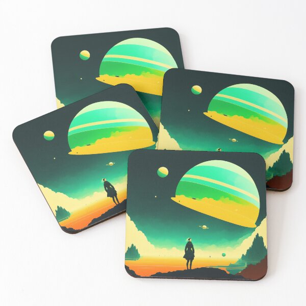 Artikelvorschau, Woman floating with planets circling entworfen und verkauft von vijayp127p.
