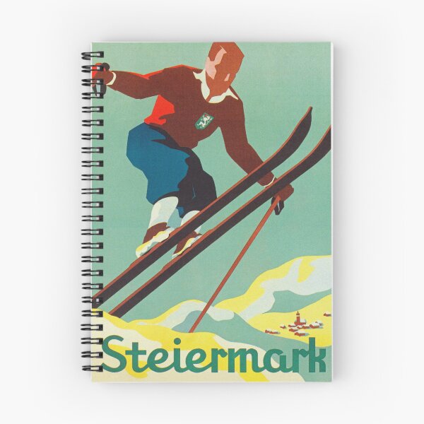Item preview, Austria Vintage Ski Poster designed and sold by vintagevivian.