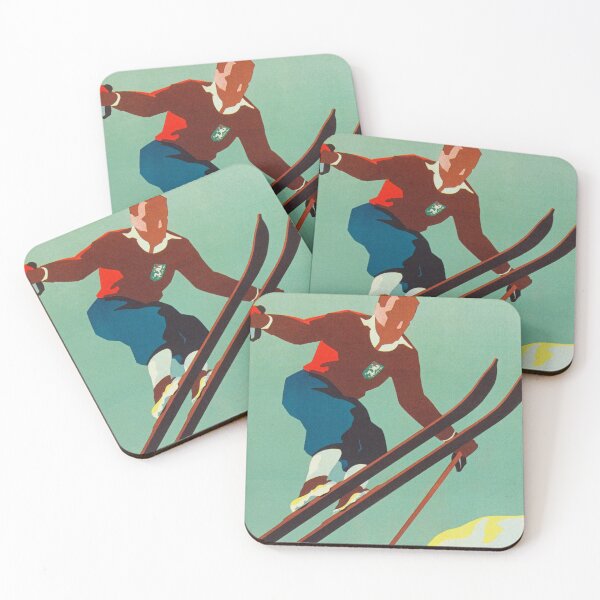 Item preview, Austria Vintage Ski Poster designed and sold by vintagevivian.