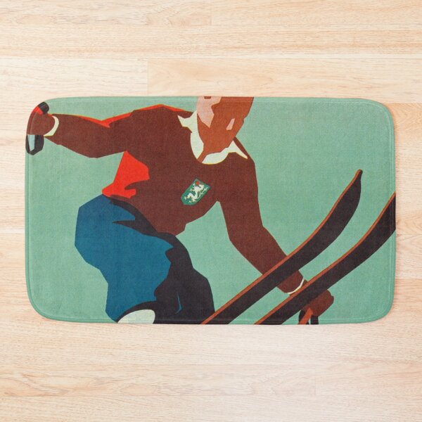 Item preview, Austria Vintage Ski Poster designed and sold by vintagevivian.