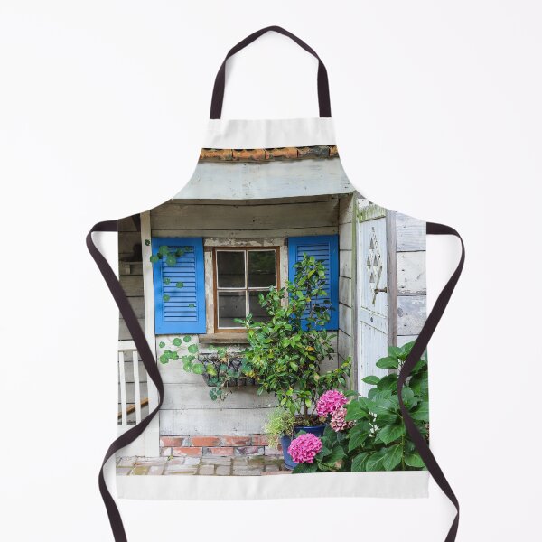 Item preview, White Gate and Rustic Blue Timber Shutters designed and sold by PhotoDesignNZ.