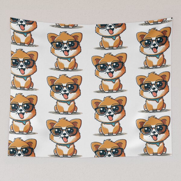 Item preview, Cute Dog with Sunglasses designed and sold by WECreations.
