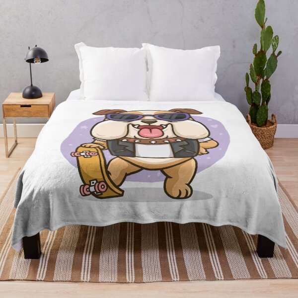 Item preview, Bulldog Skateboard, Skateboarding Bulldog, Skateboarding Dog, Skateboard, Skate designed and sold by Skateboard-Art.