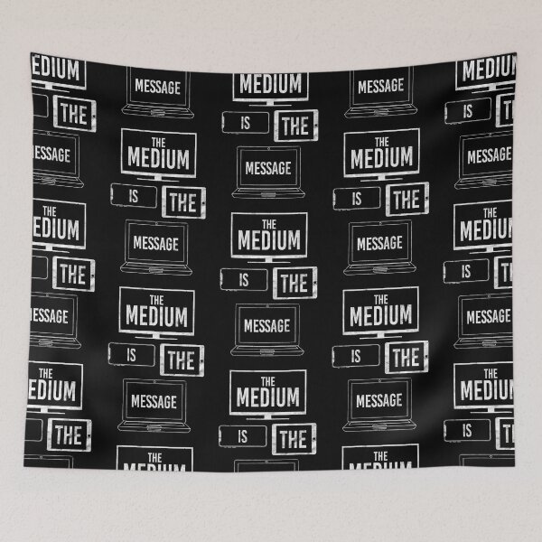 Item preview, The Medium Is The Message [Worn Look] designed and sold by fromthehip.