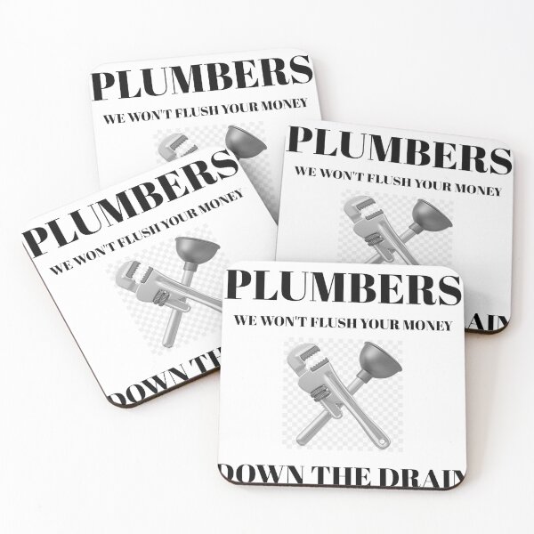 Item preview, Flush Your Money Plumber designed and sold by FunTeeGraphics1.