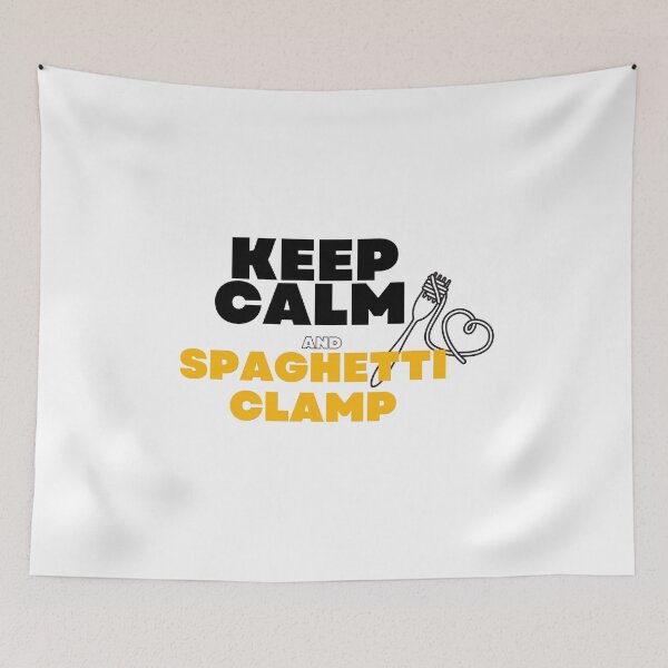 Item preview, Keep Calm And Spaghetti Clamp designed and sold by CocoParadise.