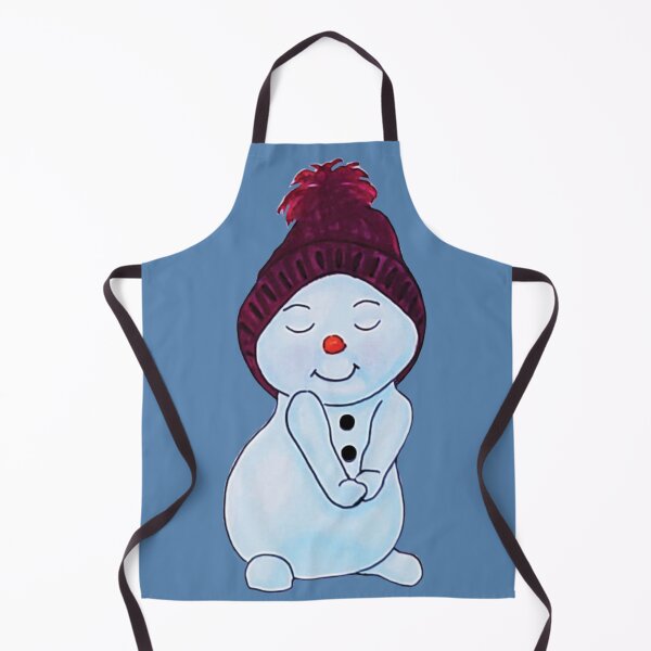 Aperçu de l'œuvre Bonhomme de neige timide et mignon créée et vendue par KayleeRoseArt.