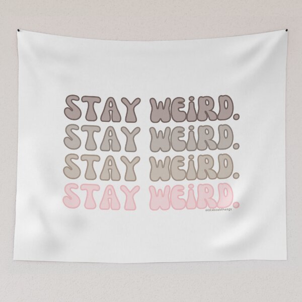Aperçu de l'œuvre Stay Weird, v3, back | @lilsboobthangs créée et vendue par lilsboobthangs.