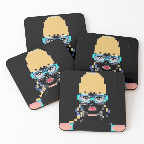 Item preview, Model on cat walk beautiful girl Pixel 8 bit Games Adventure Aesthetic Pixel Art Gift designed and sold by Dodern.