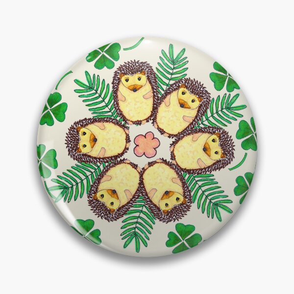 Item preview, Hedgehogs Florals in Ink & Marker designed and sold by BlissDrizzle.