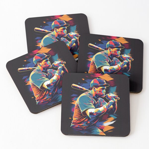 Item preview, Abstract Baseball Player designed and sold by Prozeum.