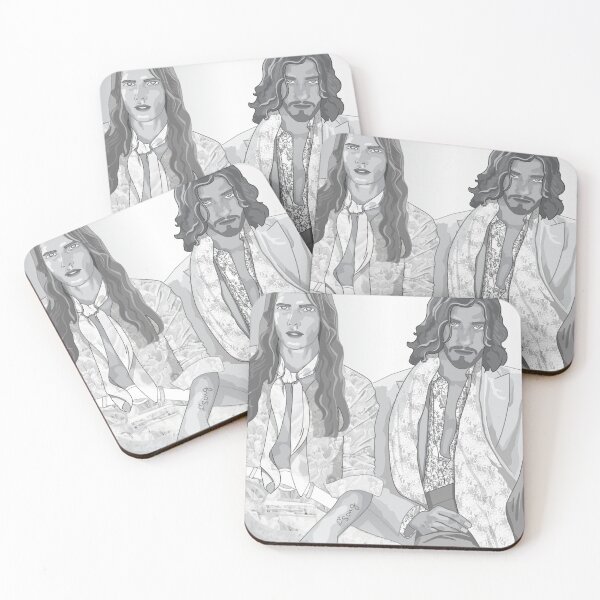 Item preview, Two men grayscale designed and sold by SeptemberMarket.