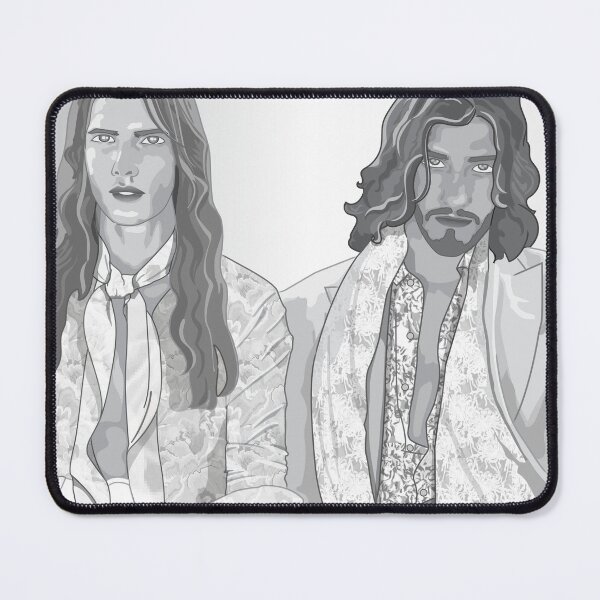 Item preview, Two men grayscale designed and sold by SeptemberMarket.