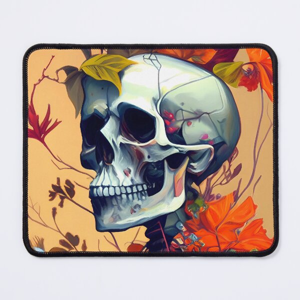 Item preview, Skeletal Bloom - An Artistic Fusion of Bones and Botany designed and sold by ZickDezine.