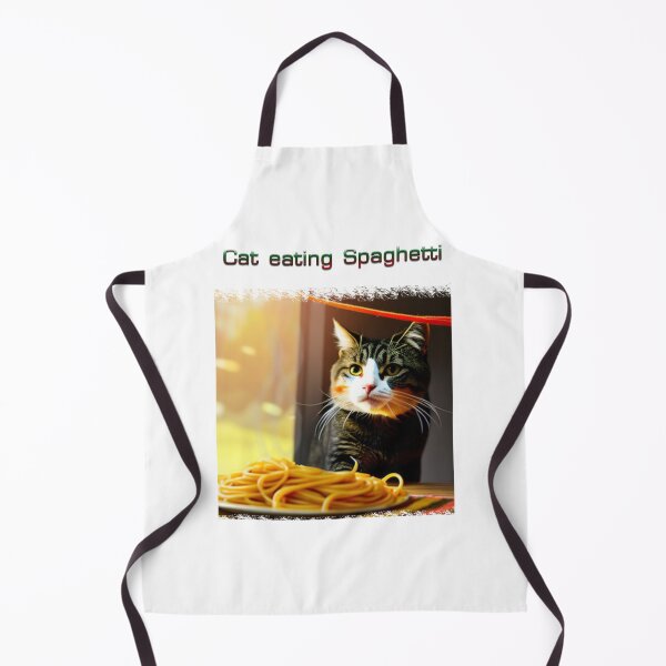 Item preview, Cat eating Spaghetti designed and sold by Ponsak.