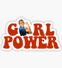 GIRL POWER Rosie The Riveter Sticker
