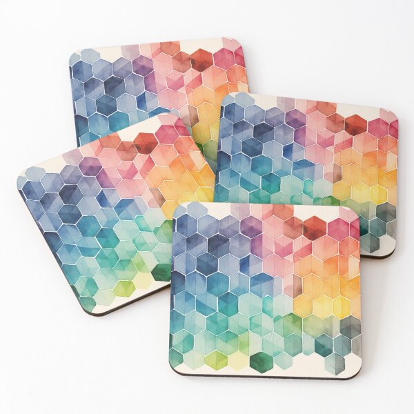 Artikelvorschau, Rainbow Watercolor Pattern I entworfen und verkauft von artavantgarde.