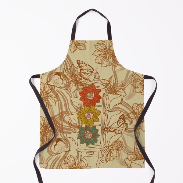 Item preview, Retro Surreal Traffic Light with Daisies and Butterflies  designed and sold by Valerie Englehart.