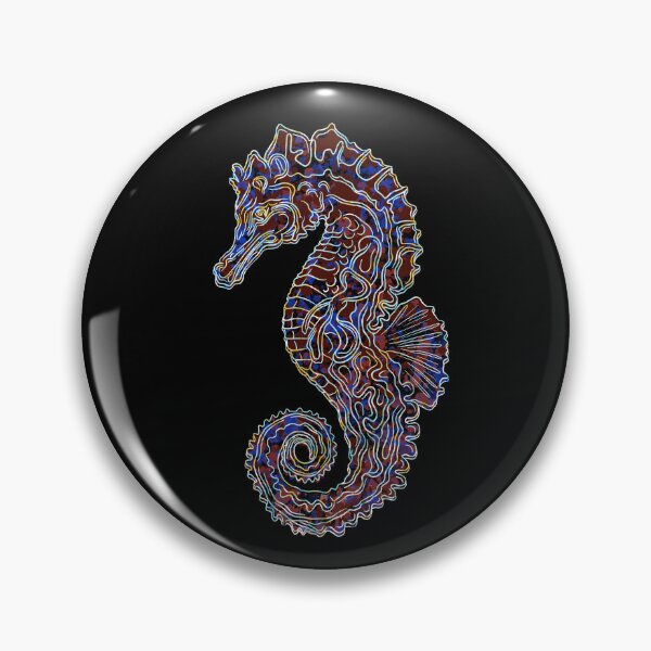 Item preview, Abstract Seahorse Drawing designed and sold by DaveDanchuk.