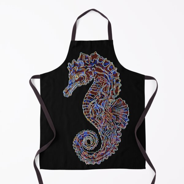 Item preview, Abstract Seahorse Drawing designed and sold by DaveDanchuk.