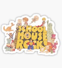 School House Rock-Distressed Sticker