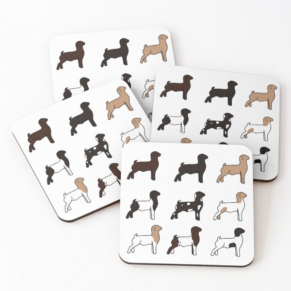 Item preview, Boer Goats Pattern of 9 designed and sold by Horsequeenozie.