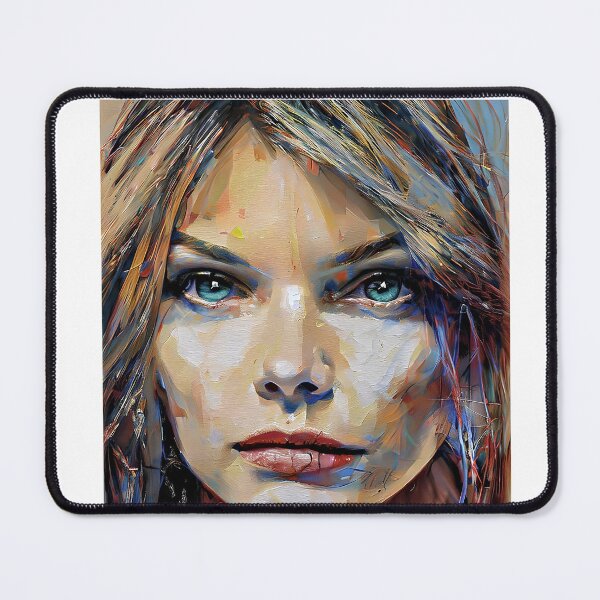 Item preview, Portrait of Michelle designed and sold by bogfl.