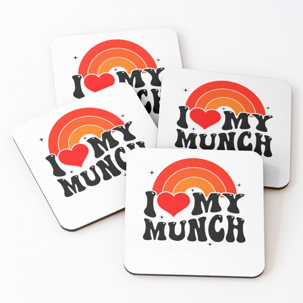 Item preview, Proud Munch I Love My Munch I Heart My Munch Sticker designed and sold by KGN  CREATIVITY.