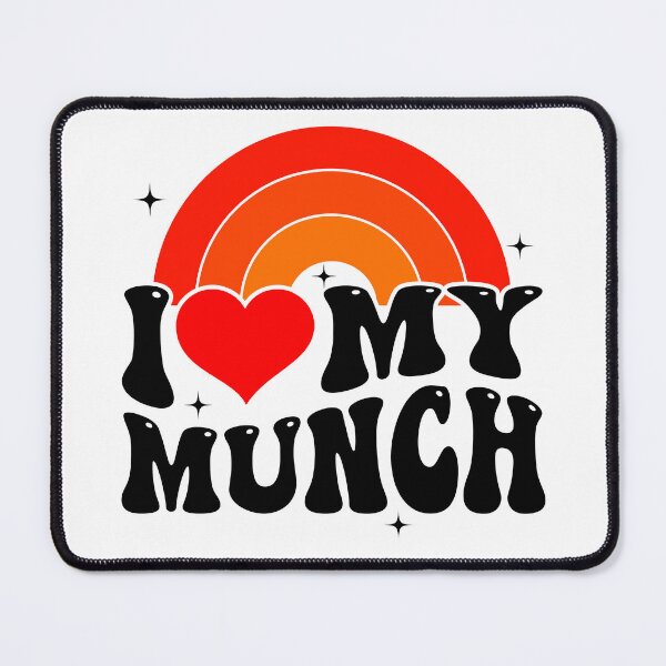 Item preview, Proud Munch I Love My Munch I Heart My Munch Sticker designed and sold by KGN CREATIVITY.