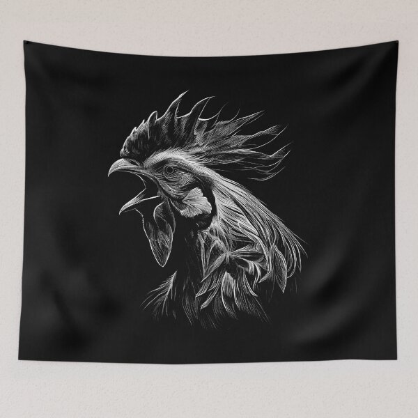 Item preview, Rooster crowing designed and sold by DerSenat.
