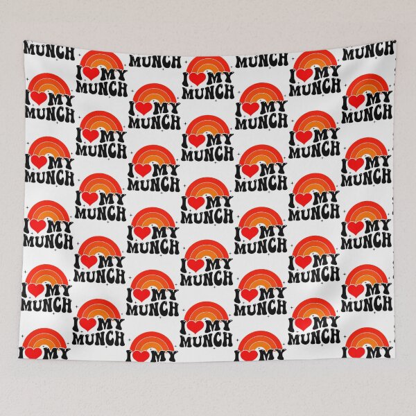Item preview, Proud Munch I Love My Munch I Heart My Munch Sticker designed and sold by KGN  CREATIVITY.