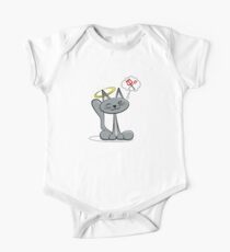 Cat / Cat / Cats / Devilish Cat One Piece - Short Sleeve