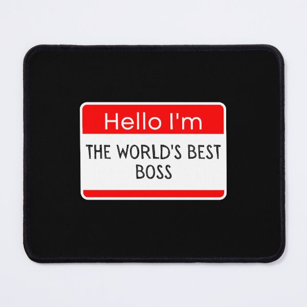 Item preview, Hello I'm The World's Best Boss designed and sold by ZingAndPep.