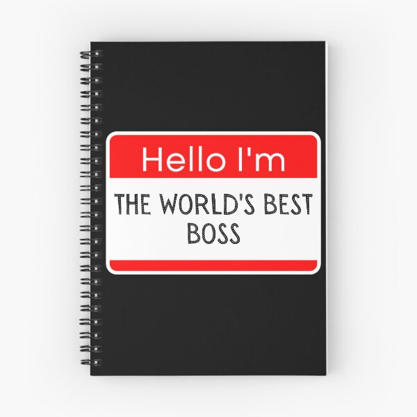 Item preview,  Hello I'm The World's Best Boss  designed and sold by ZingAndPep.