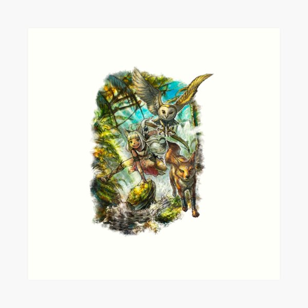 Item preview, Ochette from Octopath Traveler 2 designed and sold by HelloBujo.