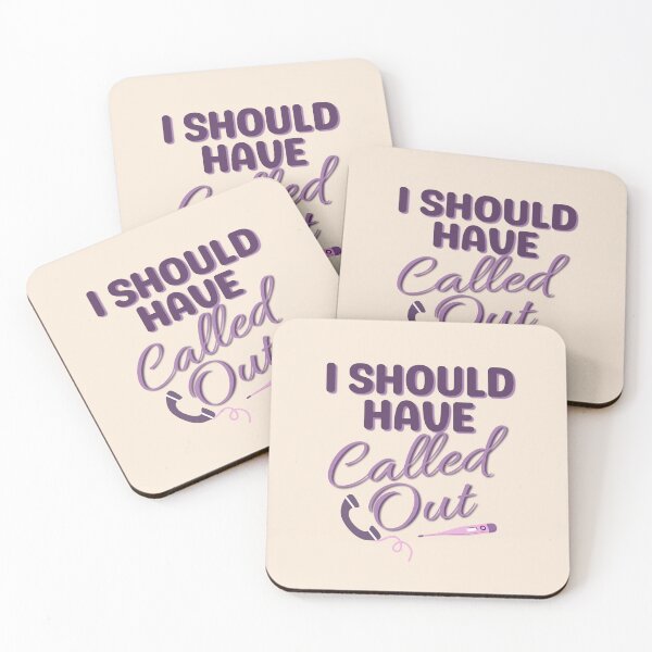 Item preview, I Should Have Called Out | Nursing Humor | Relatable Nurse Jokes | Nurse Typographic designed and sold by DesignsRN.
