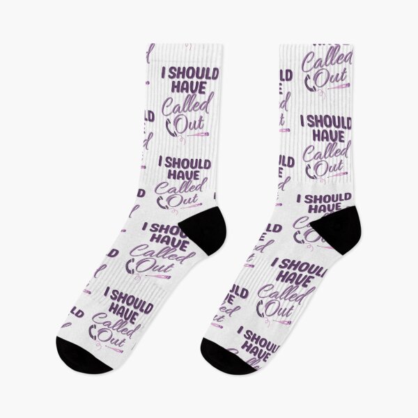 Item preview, I Should Have Called Out | Nursing Humor | Relatable Nurse Jokes | Nurse Typographic designed and sold by DesignsRN.