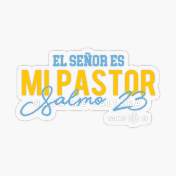 Salmo 23 - Pastor - Sticker