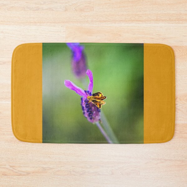 Item preview, Skipper Butterfly On Lavender Flower designed and sold by Joy Watson - Natural Light Photography .