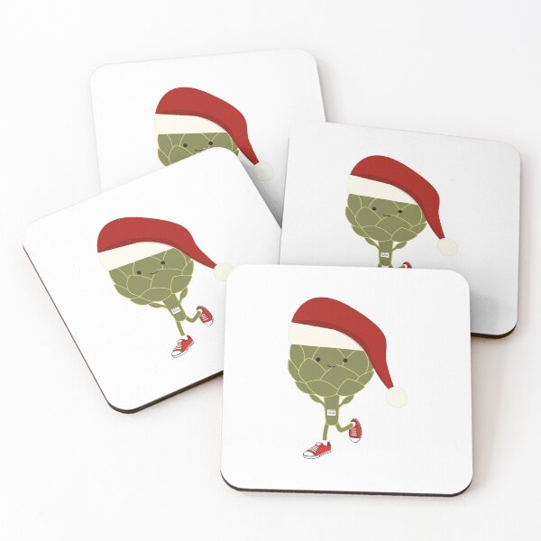 Item preview, Santa Running Artichoke designed and sold by Hedgie Designs.
