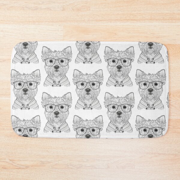 Item preview, Cute Terrier dog wear clothes and Glasses Human Style designed and sold by MaxEXP.