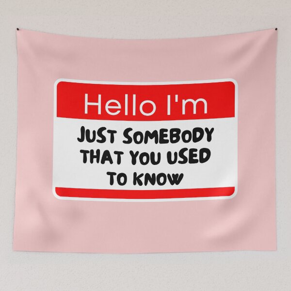 Item preview, Hello I'm Just Somebody That You Used To Know designed and sold by ZingAndPep.