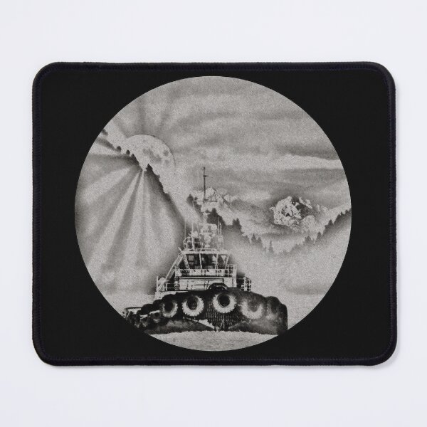 Item preview, Foss Tug and a moon light night in the PNW designed and sold by Jason Mosley.